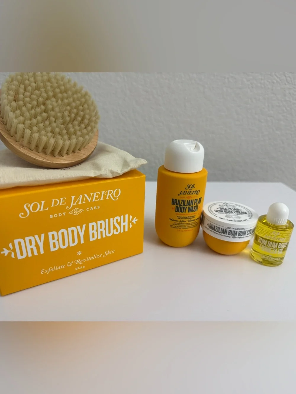 Sol de Janeiro Brazilian Body Care Set with Dry Body Brush